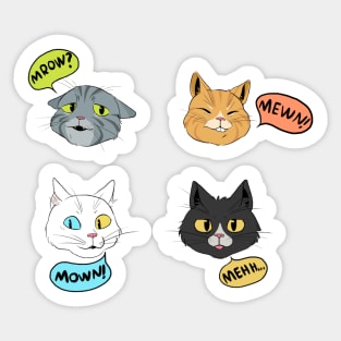 Cat Sounds Sticker